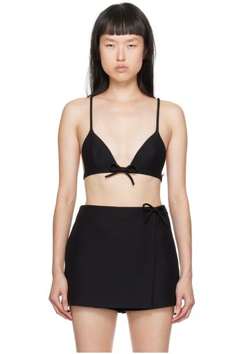 Valentino Black Bow Bra