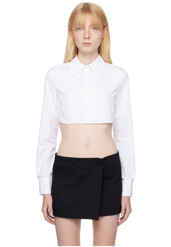 Valentino White Compact Popeline Shirt