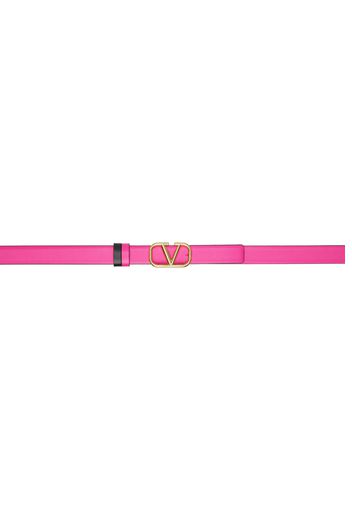 Valentino Garavani Pink Reversible VLogo Belt