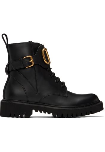 Valentino Garavani Black VLogo Boots