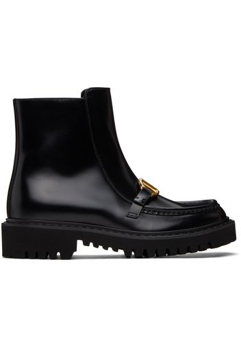 Valentino Garavani Black VLogo Signature Boots