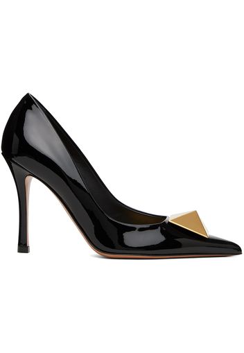 Valentino Garavani Black One Stud 100 Pumps