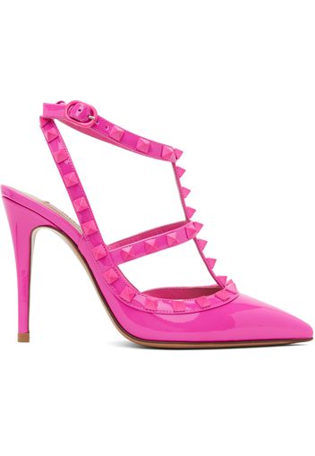 Valentino Garavani Pink Rockstud Heeled Sandals