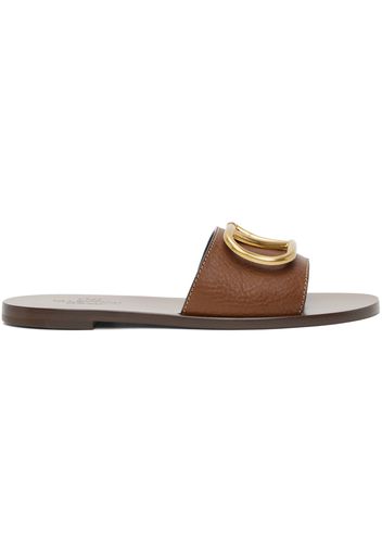 Valentino Garavani Brown VLogo Sandals