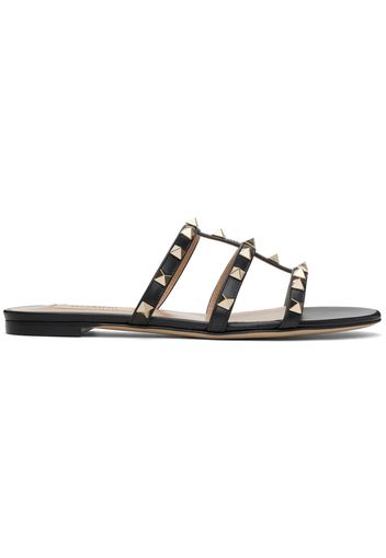 Valentino Garavani Black Rockstud Sandals