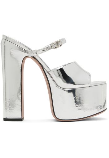 Valentino Garavani Silver Tan-Go Pumps