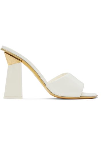 Valentino Garavani Off-White One Stud Hyper Heeled Sandals