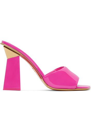 Valentino Garavani Pink One Stud Hyper Heeled Sandals