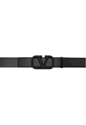 Valentino Garavani Black VLogo Belt