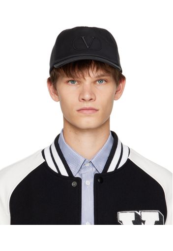 Valentino Garavani Black VLogo Signature Cap