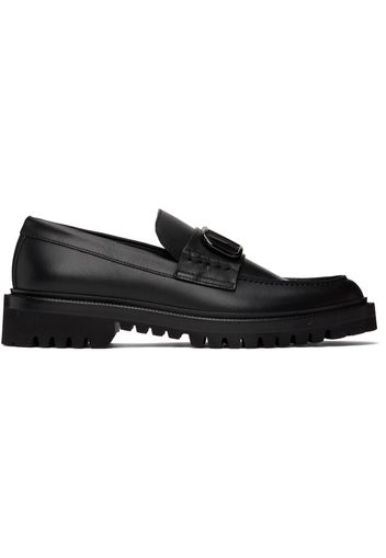 Valentino Garavani Black VLogo Loafers