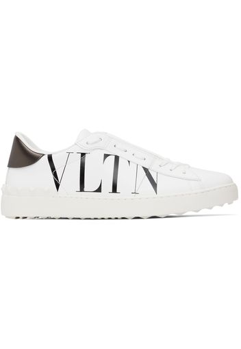 Valentino Garavani White Open 'VLTN' Sneakers