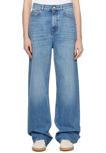 Valentino Blue Faded Jeans