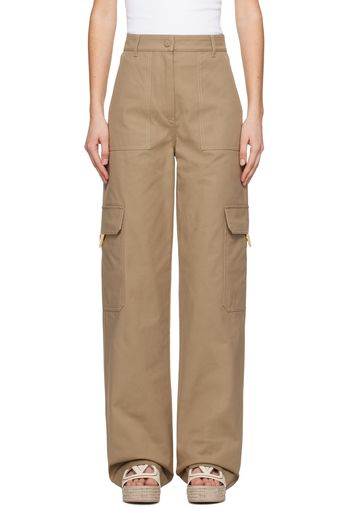 Valentino Beige Cargo Pocket Trousers