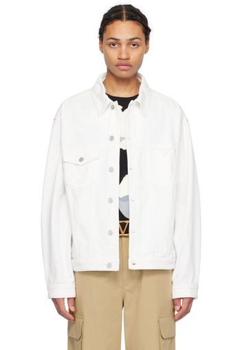 Valentino Off-White Hardware Denim Jacket