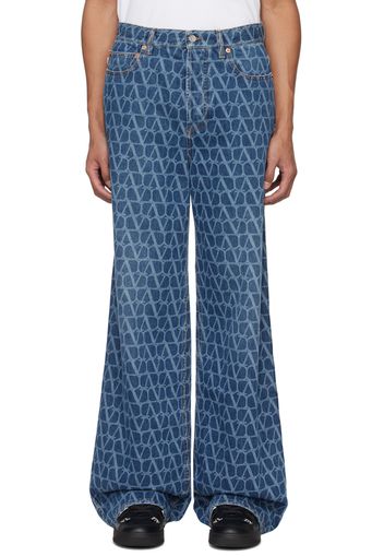 Valentino Blue Toile Iconographe Jeans