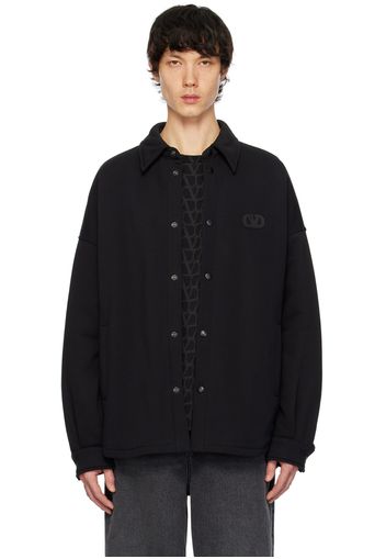 Valentino Black Padded Shirt