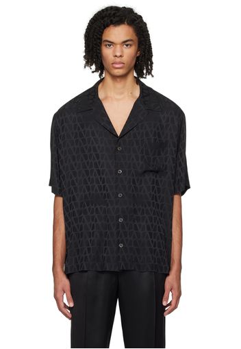 Valentino Black Toile Iconographe Shirt