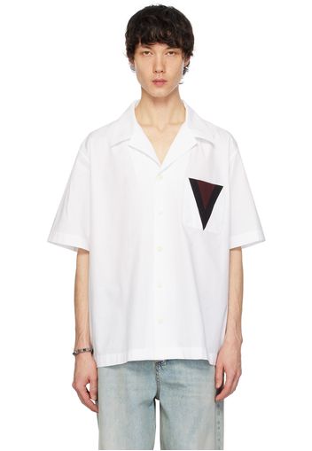 Valentino White Patch Shirt