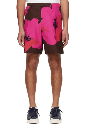 Valentino Pink Floral Shorts