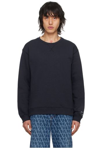 Valentino Navy Stud Sweatshirt