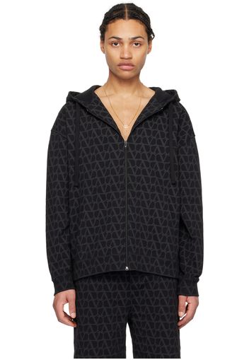 Valentino Black Iconographe Hoodie