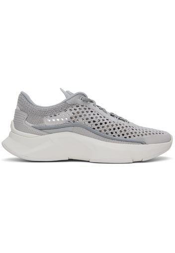 Valentino Garavani Gray Mesh Sneakers