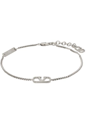 Valentino Garavani Silver VLogo Signature Bracelet