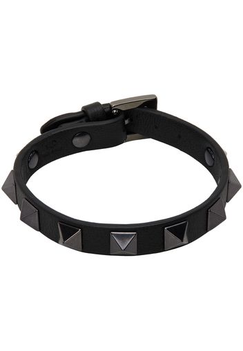 Valentino Garavani Black Rockstud Bracelet