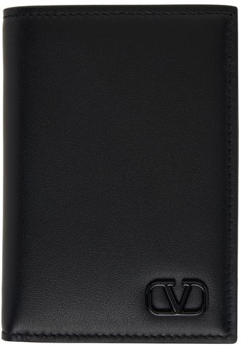 Valentino Garavani Black VLogo Signature Card Holder