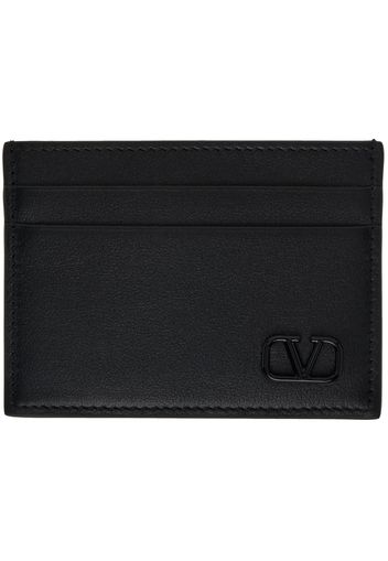 Valentino Garavani Black VLogo Signature Card Holder