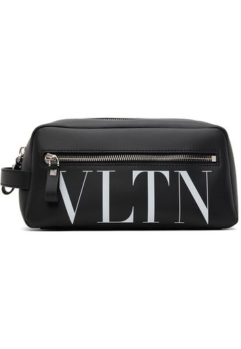 Valentino Garavani Black VLTN Washbag Pouch