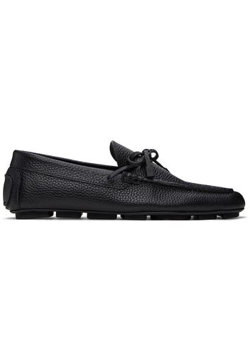 Valentino Garavani Black VLogo Signature Loafers