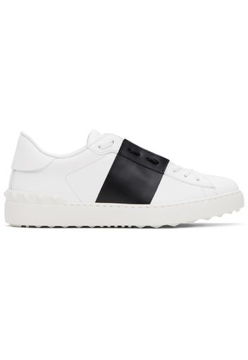 Valentino Garavani White & Black Open Sneakers