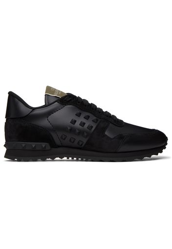 Valentino Garavani Black Rockstud Sneakers