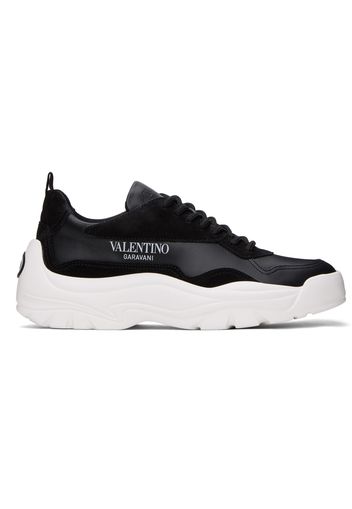 Valentino Garavani Black Gumboy Calfskin Sneakers