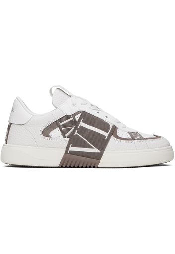 Valentino Garavani White & Gray VL7N Sneakers