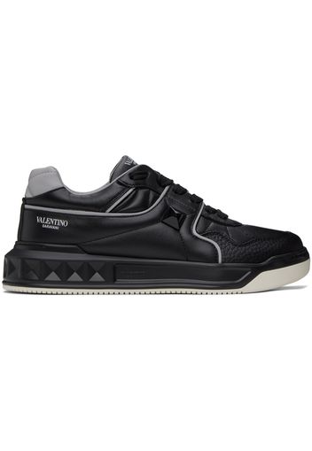 Valentino Garavani Black One Stud Sneakers