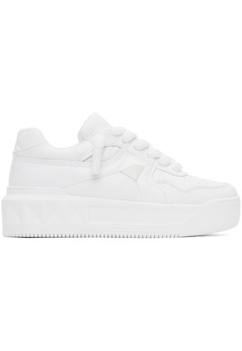 Valentino Garavani White One Stud XL Nappa Leather Sneakers