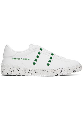 Valentino Garavani White 'Open For A Change' Sneakers