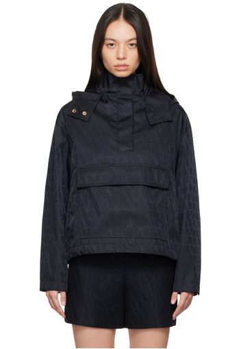 Valentino Navy Iconographe Jacket