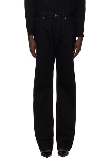 Valentino Black Five-Pocket Jeans