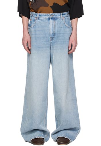 Valentino Blue Faded Jeans