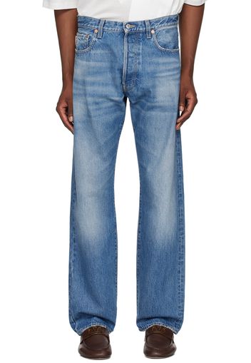 Valentino Blue Faded Jeans