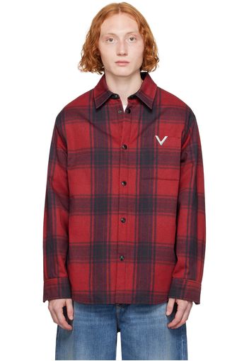 Valentino Red Check Shirt