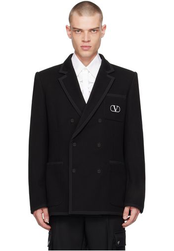 Valentino Black VLogo Blazer