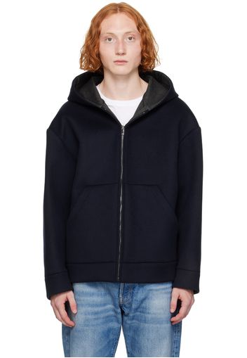 Valentino Navy Cashmere Coat