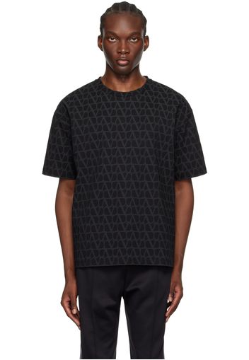 Valentino Black Toile Iconographe T-Shirt