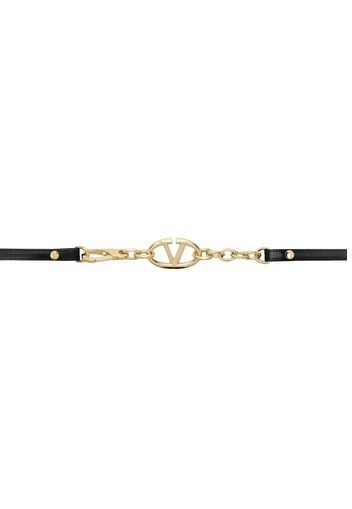 Valentino Garavani Black VLogo 'The Bold Edition' Belt