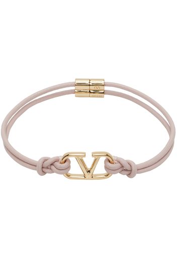 Valentino Garavani Pink VLogo Signature Bracelet